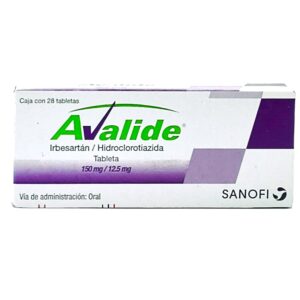AVALIDE 150/12.5MG TABLETAS 28
