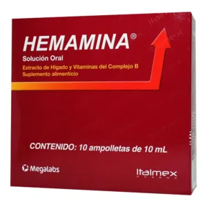 HEMAMINA AD ORAL AMP10X10ML