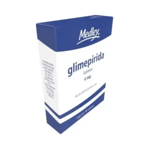 GLIMEPIRIDINA 4 MG 30 TABLETAS  LG