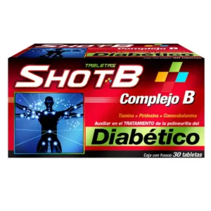 SHOT-B DIABETICO TABLETAS 30   292