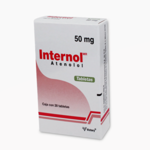 INTERNOL (ATENOLOL 50MG) C/28TABLETAS