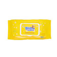 TOALLITAS HUMEDAS  RICITOS ORO TAP MZLL 50 PZS