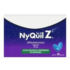NYQUIL Z (DIFENHIDRAMINA 25 MG) C/15 CAPS