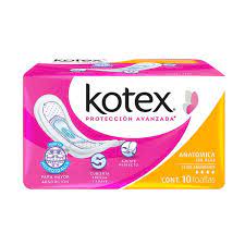 TAS SANIT KOTEX CLAS ANATS/A C/10