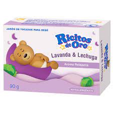 JABON RICITOS DE ORO LAVAN/LECHUG 90G