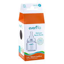 BIBERON EVENFLO R-NAC FLU LENT 2 OZ