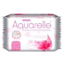 TOALLITAS HUMEDAS   DESMAQUILLANTE AQUARELLE C/32