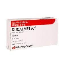 DUOALMETEC 20/5 MG TABLETAS 28