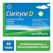CLARITYNE-D 5/30MG TABLETAS 20
