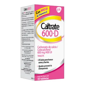 CALTRATE 600+D 30 TABLETAS