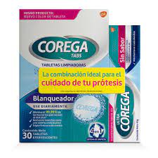LIMPIADOR PROTESIS COREGA 30 TABLETAS EFERVECENTES + AD
