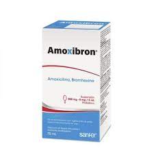 AMOXIBRON 500MG-8MG/5ML SUSPENSION 75ML