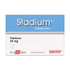 STADIUM 25 MG 20 TABLETAS