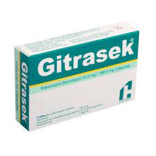 GITRASEK 33.3/166.6 MG CAPSULAS 12