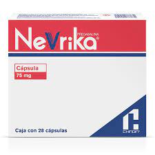 NEVRIKA 75 MG CAPSULAS 28