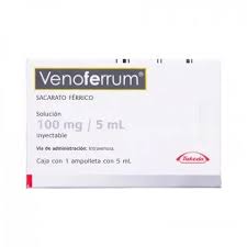 VENOFERRUM 100MG AMPULAS 1X5 ML