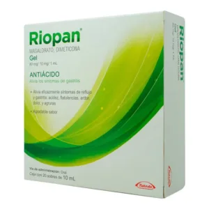 RIOPAN GEL 10 ML SOBRES 20    169