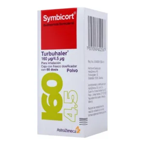 SYMBICORT 160/4.5MCG POLVO 60 DOS