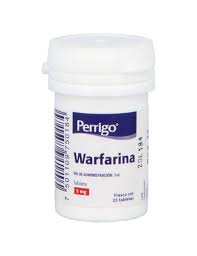 WARFARINA 5 MG FRASCO 25 TABLETAS