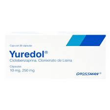 YUREDOL 10MG/250 MG CAPSULAS 30
