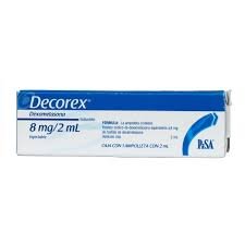 DECOREX 8 MG / 2 ML CAJA AMPOLLETA DE 2 ML