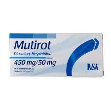 MUTIROT 450/50 MG TABLETAS 20