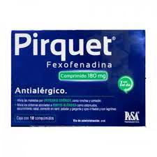 PIRQUET 180 MG ANTIALER COMPRIMIDOS 10