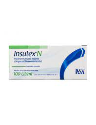 INSULEX N 100 UI AMPULAS 1X10 ML