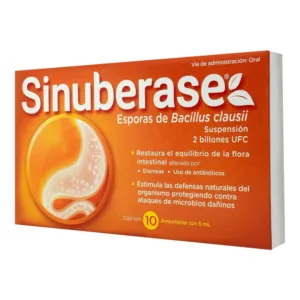 SINUBERASE ORAL AMPULAS 10X5 ML 191