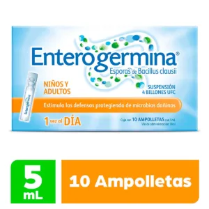 ENTEROGERMINA SUSPENSION 4BIL AMPC10