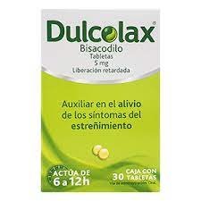 DULCOLAX 5 MG 30 TABLETAS