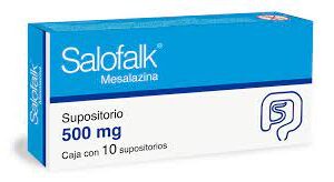 SALOFALK 500 MG SUPS 10