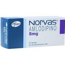 NORVAS 5 MG TABLETAS 30      082