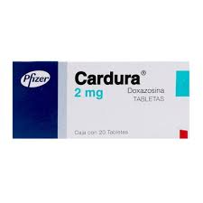 CARDURA 2 MG TABLETAS 20