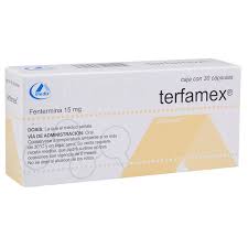 TERFAMEX 15 MG CAPSULAS 30