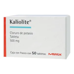 KALIOLITE 500 MG GRAGEAS 50