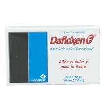 DAFLOXEN-F 100/200 MG SUPS 5