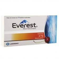 EVEREST MONTELUKAST 4 MG TABLETAS 10