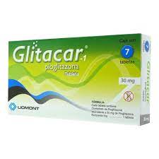 GLITACAR-1 30 MG TABLETAS 7