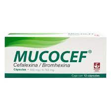 MUCOCEF 500 MG CAPSULAS 12