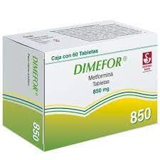 DIMEFOR 850 MG TABLETAS 60