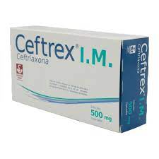 CEFTREX IM 500 MG F A 2 ML