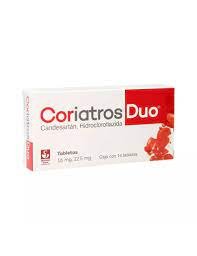CORIATROS DUO 16/12.5MG TABLETAS 14