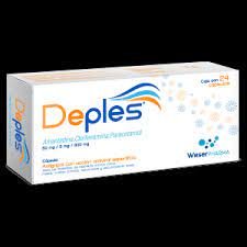 DEPLES 50/3/300 MG CAPSULAS 24