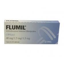 FLUMIL 40/1.5/1.5MG CAPSULAS 20