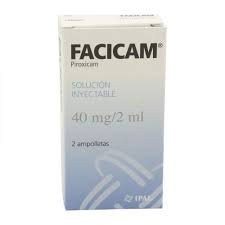 FACICAM 40 MG AMPULAS 2X2 ML