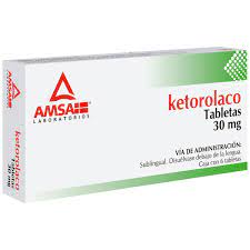 KETOROLACO SUBLINGUAL 30MG C/6TABLETASS