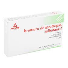 BROMURO DE IPRATROPIO / SALBUTAMOL C/10AMP 2.5ML