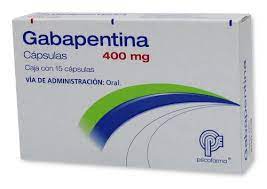 GABAPENTINA 400 MG CAPSULAS 15