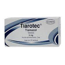 TIAROTEC (TIAMAZOL 5MG) C/20TAB